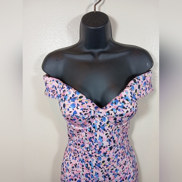 House of CB off shoulder mini dress XS - Picture 4 of 10